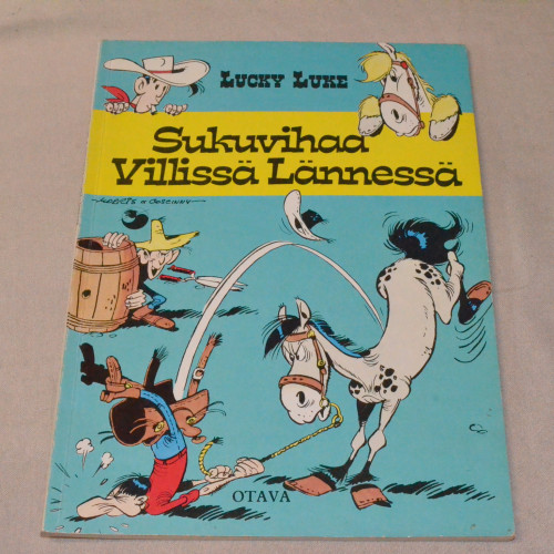 Lucky Luke 29 Sukuvihaa Villissä Lännessä (1.p.)